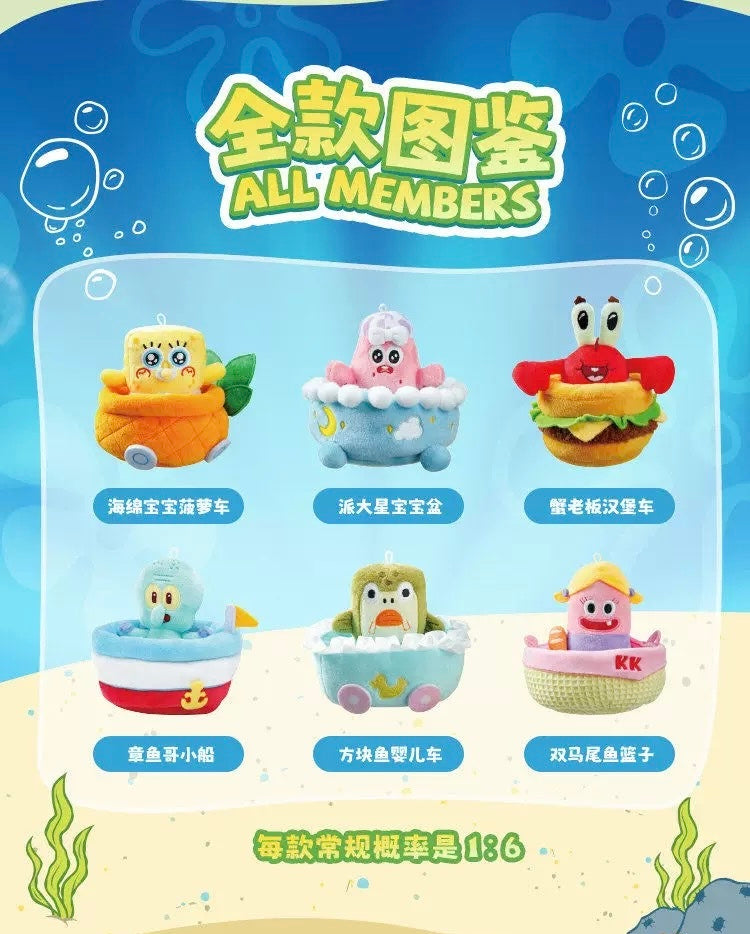 【NEW ARRIVAL】Spongebob Childhood Time Machine Car Plush Doll