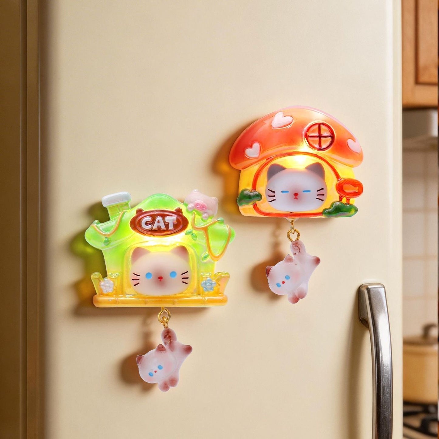 Meow Fridge Magnet Light