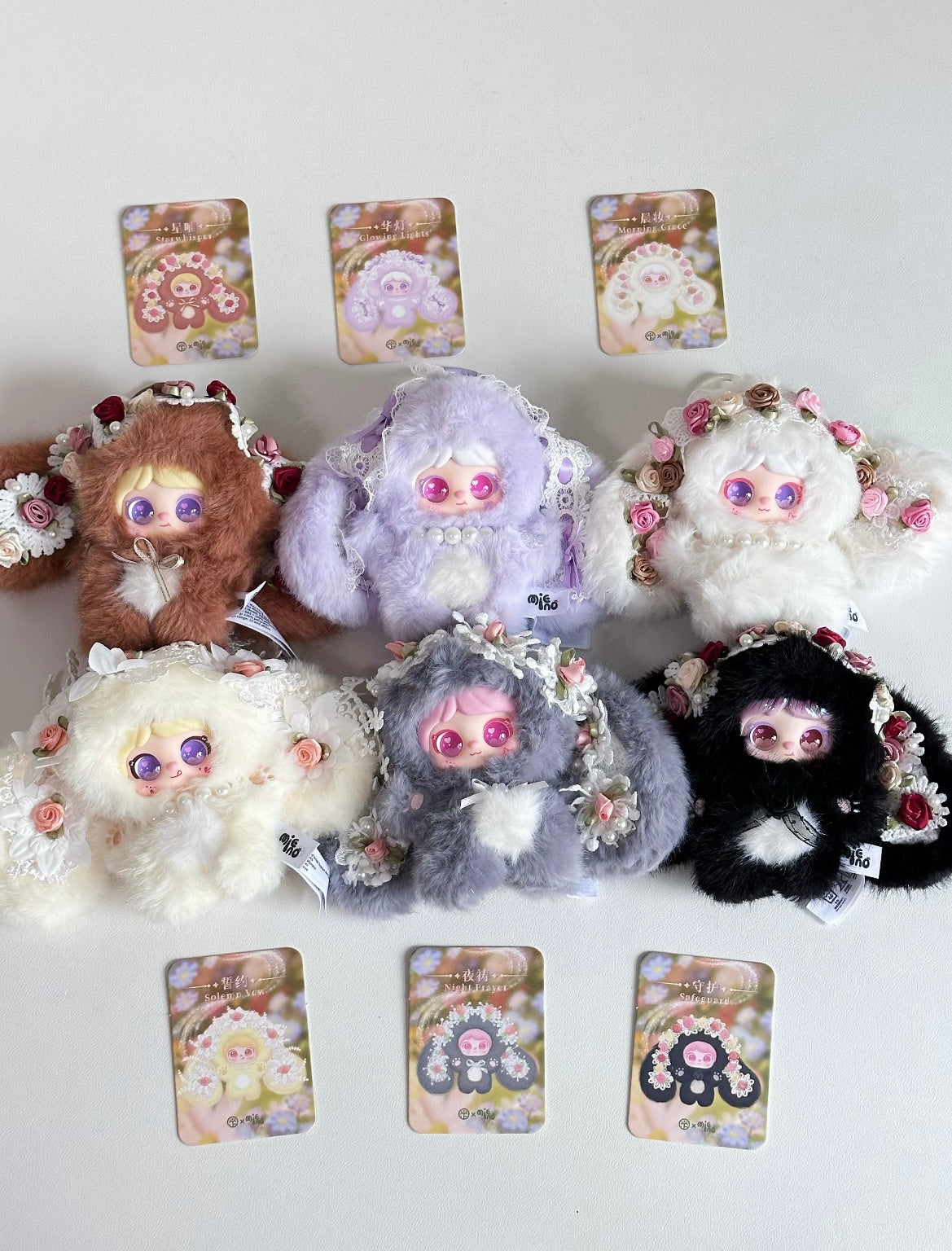 Mieno Flower Wedding Septet Plush Doll