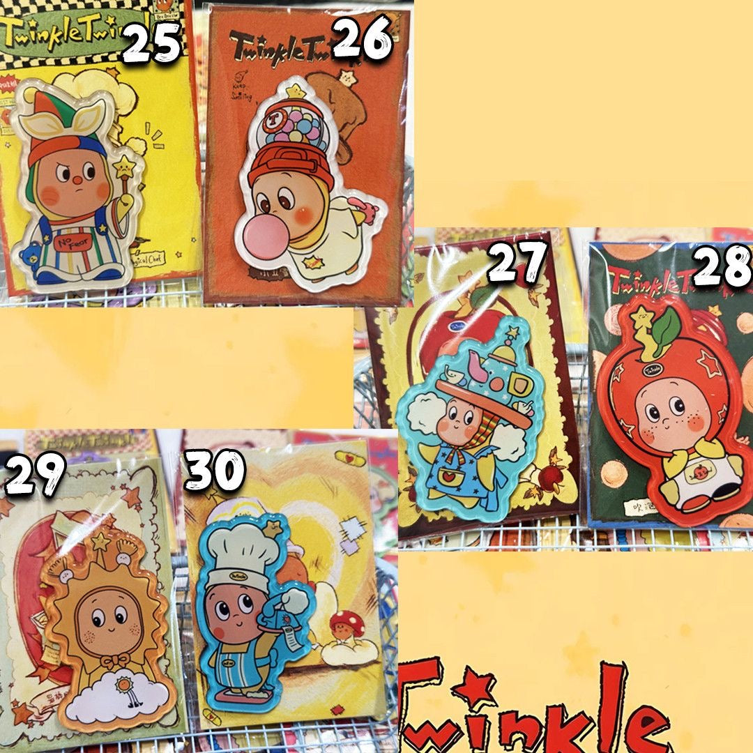 【NEW ARRIVAL】Twinkle Twinkle Fridge Magnet,30 designs-SHIP WITH OTHER ITEMS