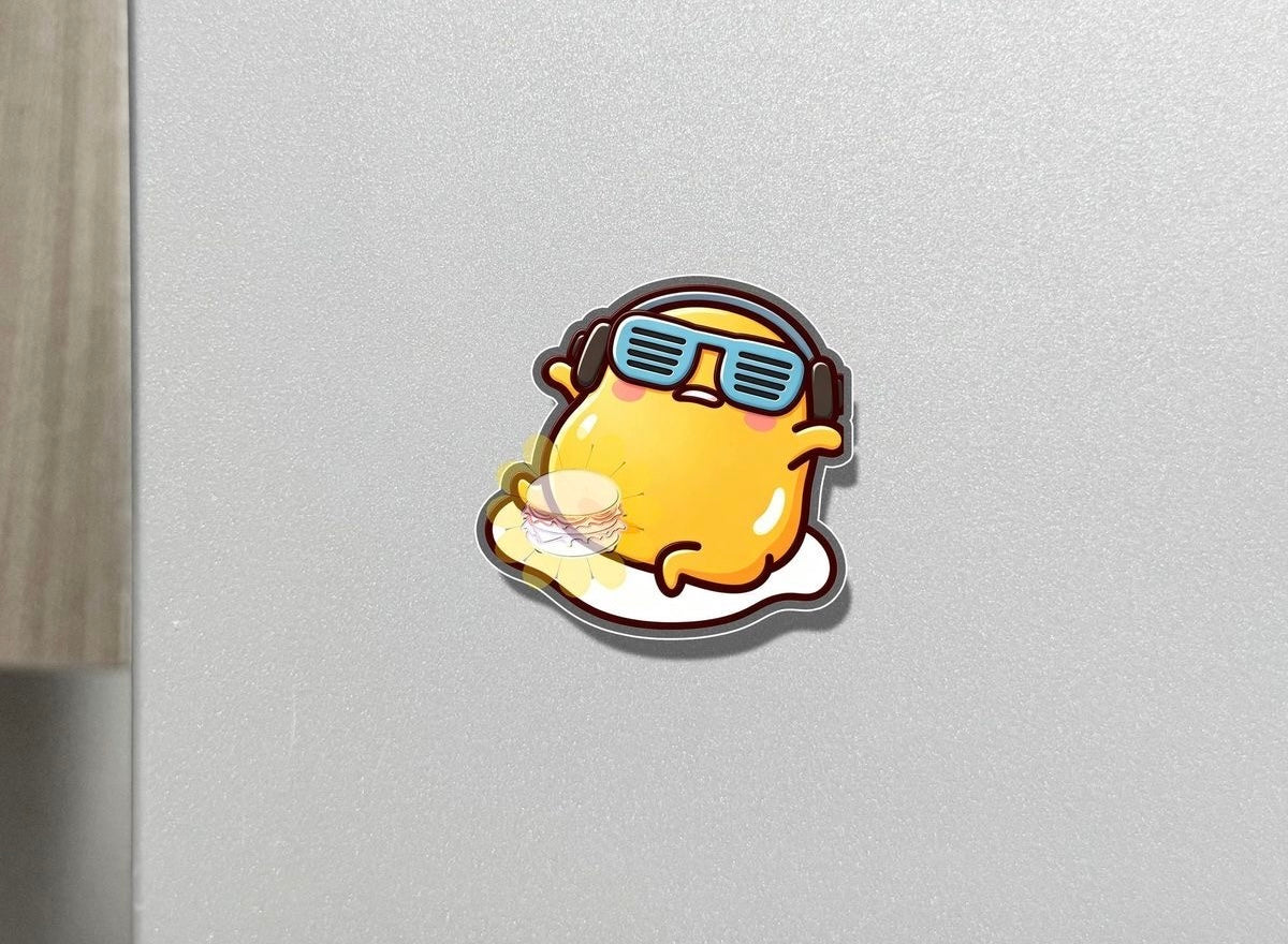 【NEW ARRIVAL】Lazy Egg Fridge Magnet