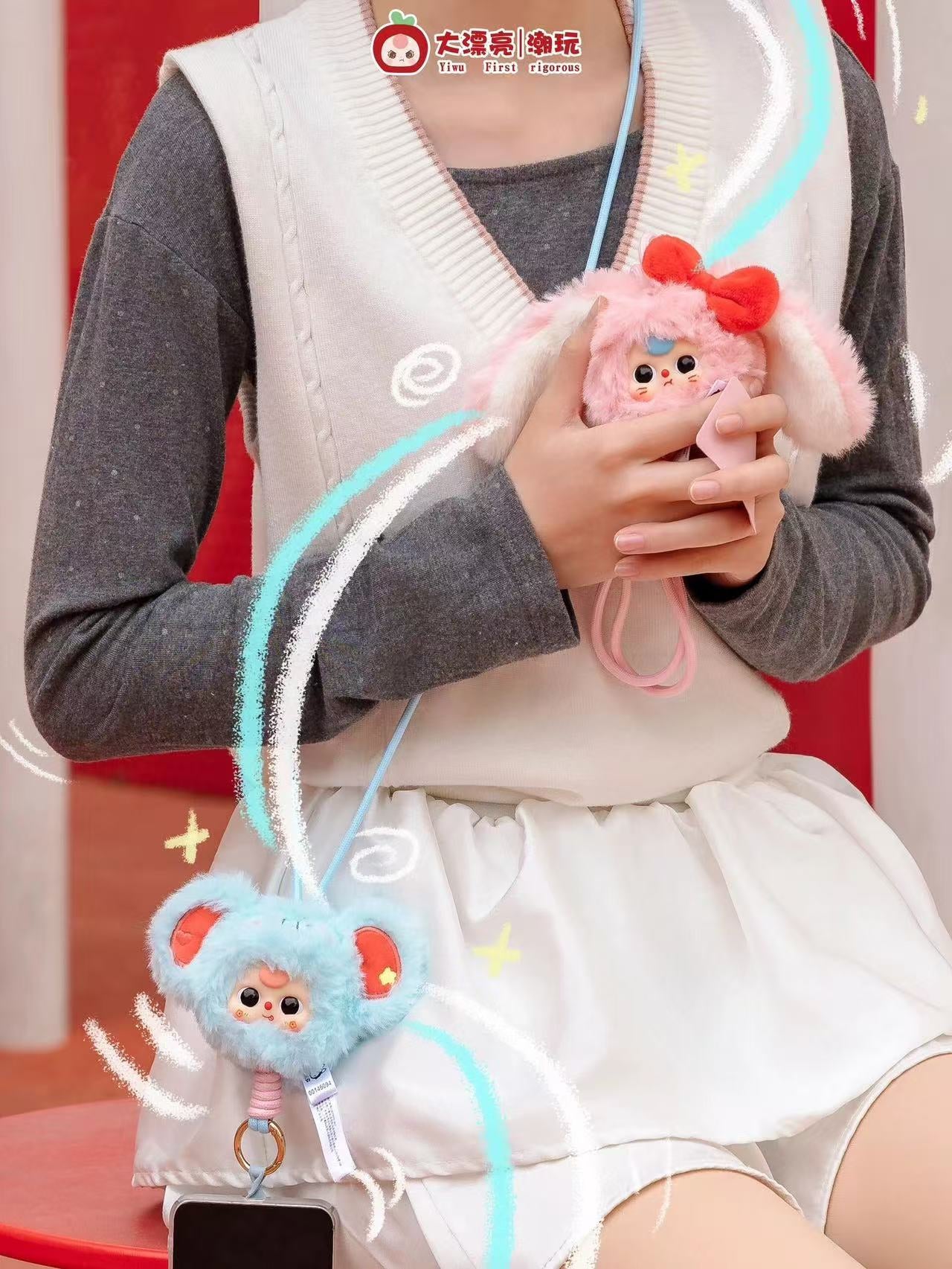 【NEW ARRIVAL】Baby 3 Phone Landyard Plush Doll