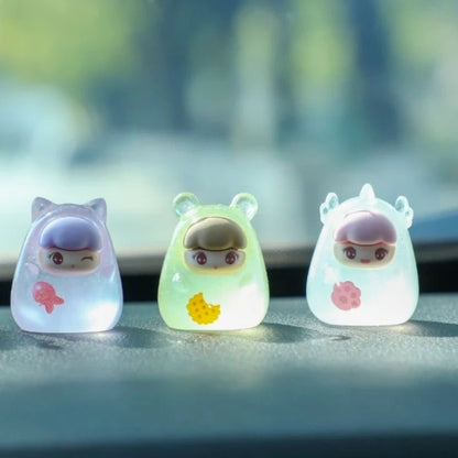 4 pcs luminous lucky dumpling mini bean