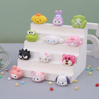 4pcs cute mini bean,desk ornament toy doll