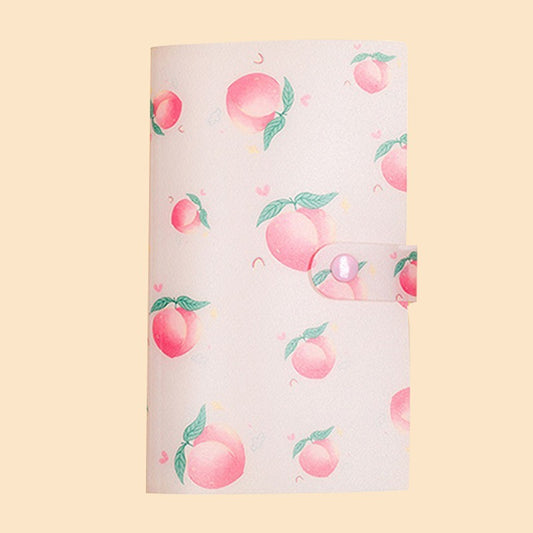 Plastic peach blind box card book,3 inches,can put 240 cards