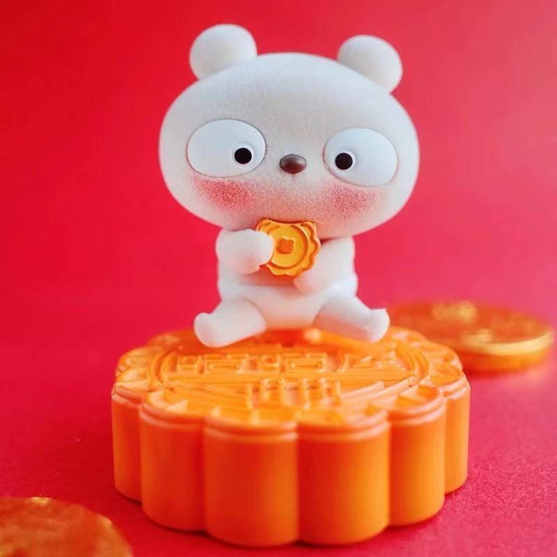cold rabbit baby Chinese food toy doll