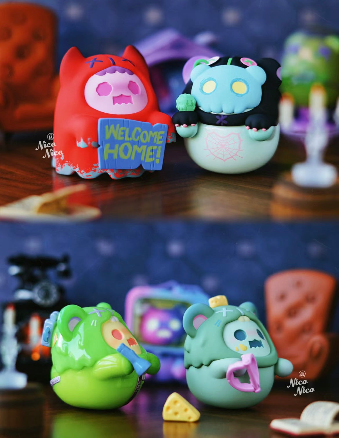 Shinwoo ghost bear house toy doll