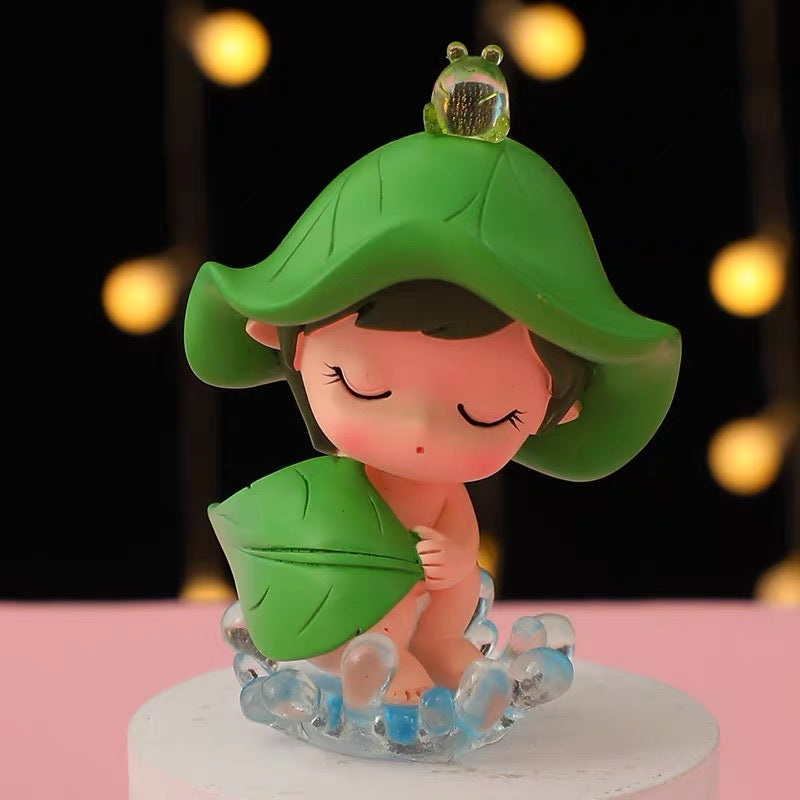 Sleeping forest toy doll