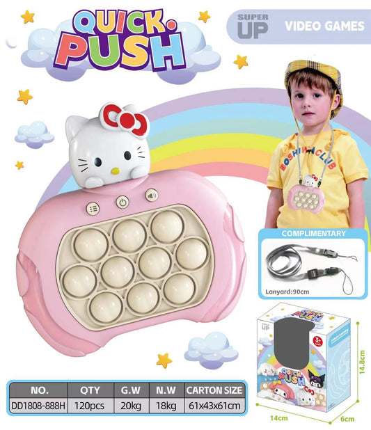 Fast push game toy,for adults kids,kuku hk and unicorn animal designs