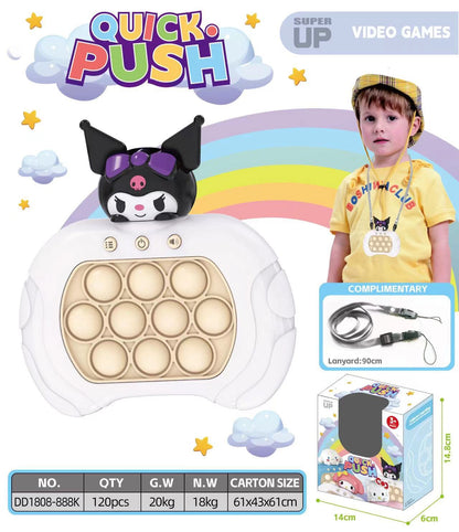 Fast push game toy,for adults kids,kuku hk and unicorn animal designs