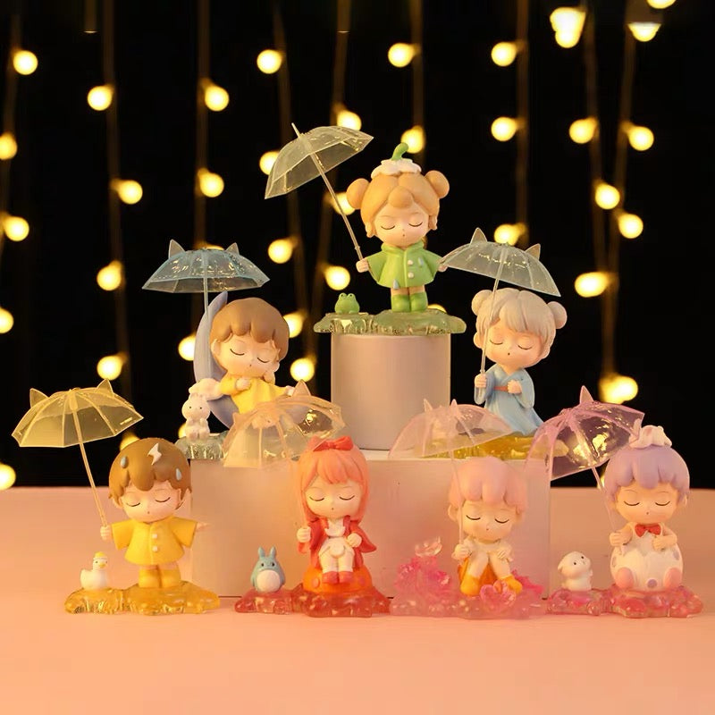 Rainy night fairy tale toy doll