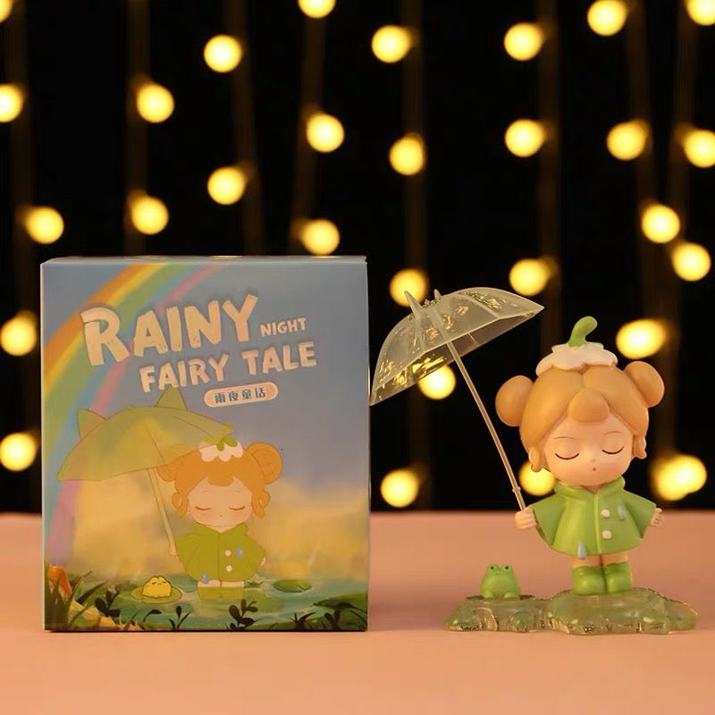 Rainy night fairy tale toy doll