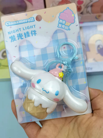 Sanrio sundae light up keychain