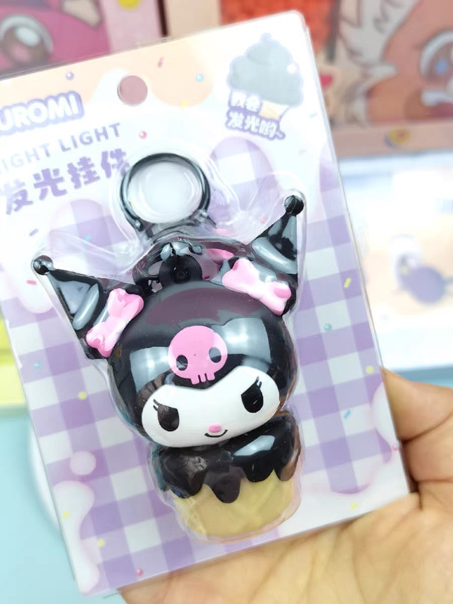 Sanrio sundae light up keychain