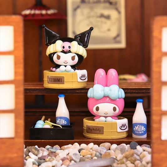 Sanrio family hot spring mini bean,3 in 1 bag-piano/fishman/sam left