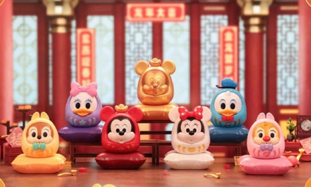 【SALE】Disney Mickey family daruma big size mini bean