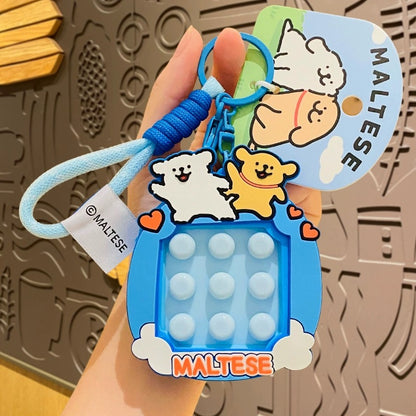 【PREORDER】MALTESE puppy keychain,many options