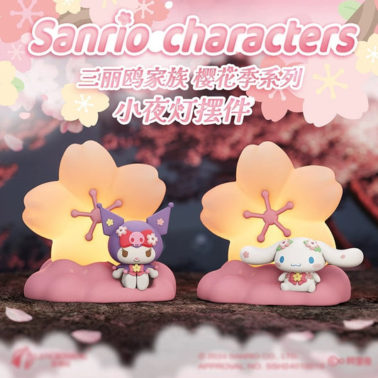 Sanrio sakura night light,Cinna and Kuromi design
