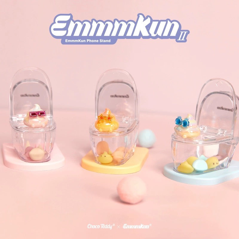 Choco Teddy EmmmKun phone stand series 2-sample left(yellow one)