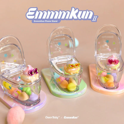 Choco Teddy EmmmKun phone stand series 2-sample left(yellow one)