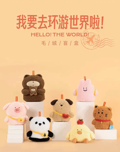 Hello! The World Fluffy Plush