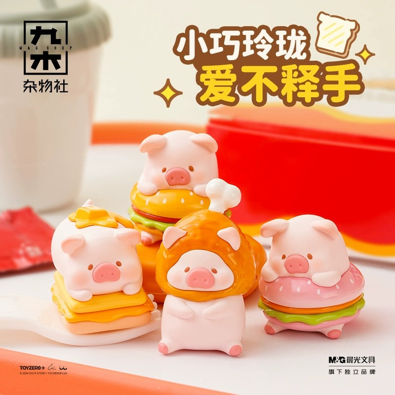 Lulu Piggy Bento Mini Bean,3 In 1 Bag