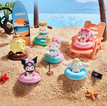 【NEW ARRIVAL】Sanrio Mini Swim Ring Mini Bean,3 In 1 Bag