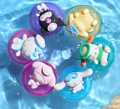 【NEW ARRIVAL】Sanrio Mini Swim Ring Mini Bean,3 In 1 Bag