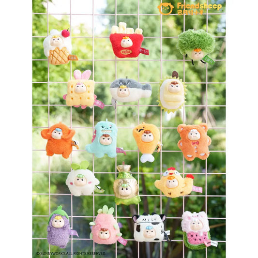 【NEW ARRIVAL】Friend Sheep Everything Has An Attitude Fluffy Magnet Mini Bean