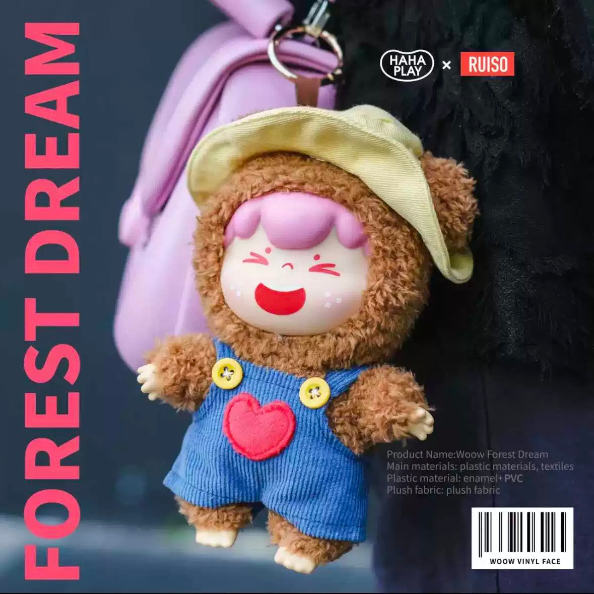 【NEW ARRIVAL】WOOW Forest Dream Vinyl Face Plush Doll