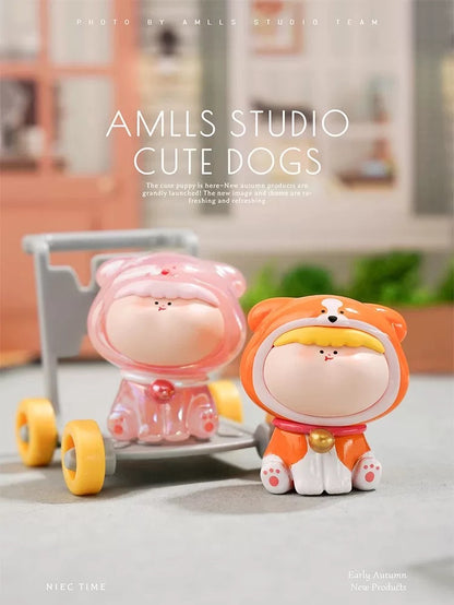 【NEW ARRIVAL】Amlls Cute Little Dog Mini Bean,5 In 1 Bag