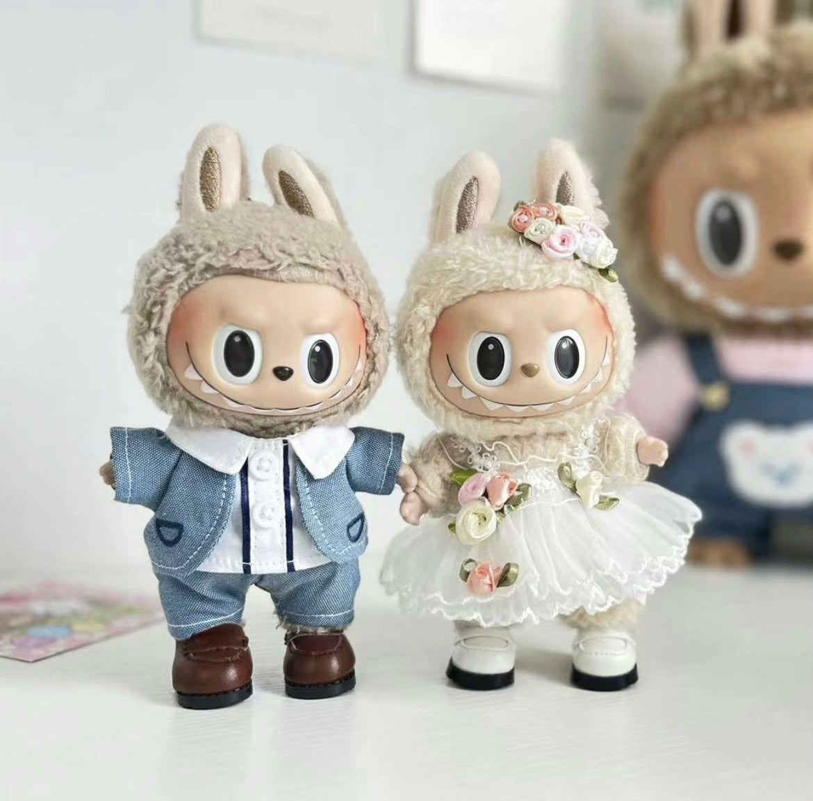 【PREORDER】Clothes for labubu exciting macaron