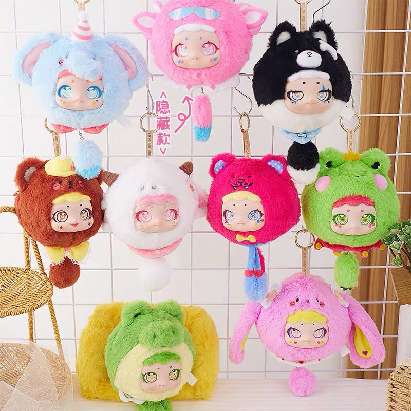 【NEW ARRIVAL】Circe Small Animal Outings Zipper Bag Plush Doll