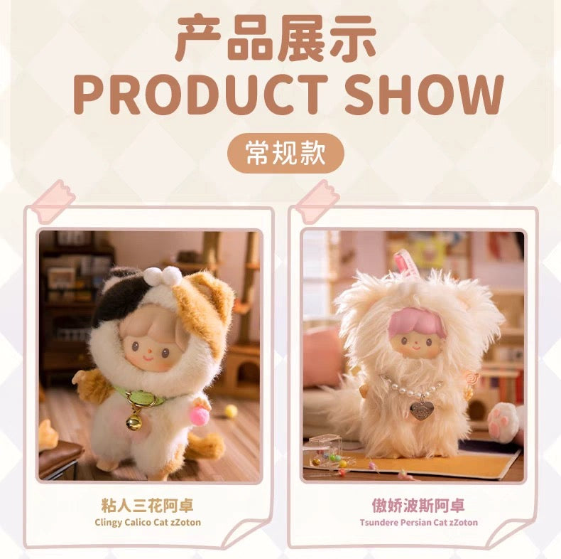 【NEW ARRIVAL】Zzoton My Little Cat Plush Doll