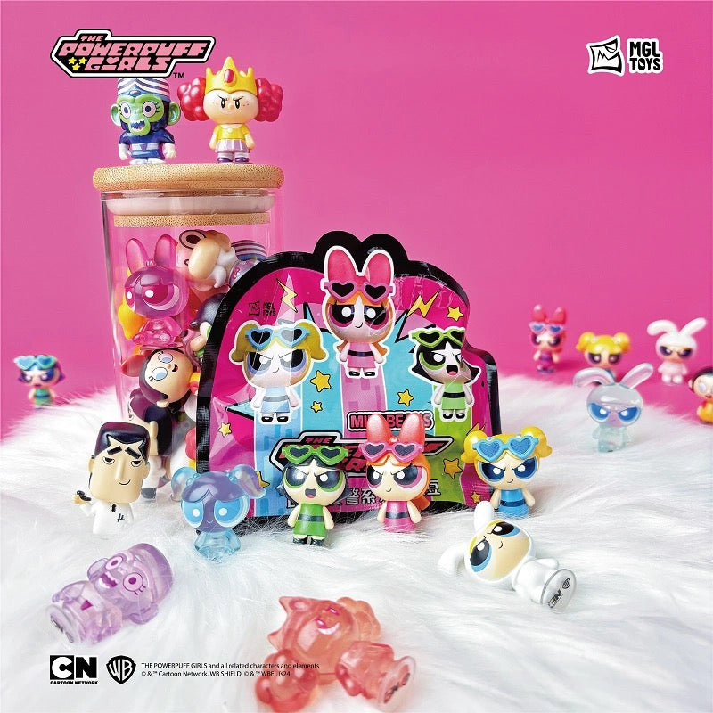 【NEW ARRIVAL】Powerpuff Girls Mini Bean Toy,3 In 1 Bag