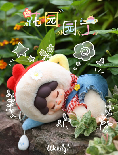 【NEW ARRIVAL】Wendy Garden Treasure Hunt Plush Doll,Mini Bean,Hanging Card Plush