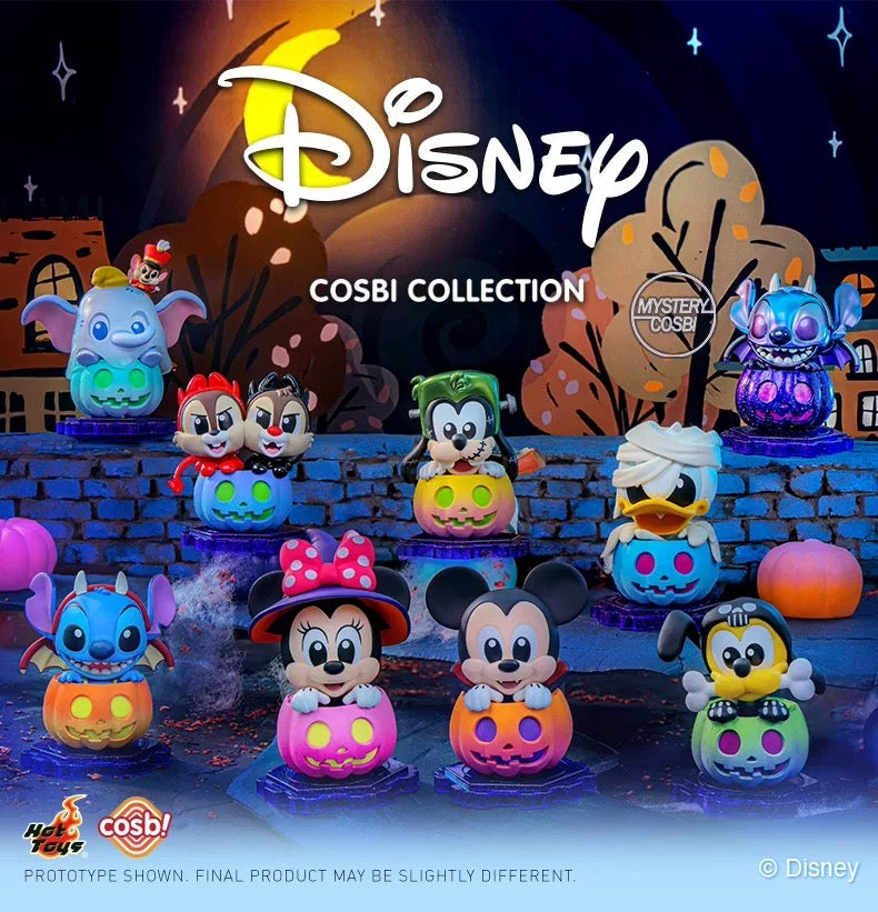 【NEW ARRIVAL】Disney Mickey and Friends Cosbi Collection Toy,Halloween Designs