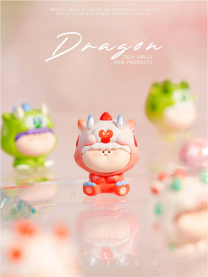 【NEW ARRIVAL】Amlls Dragon Mini Bean Toy V2,5 In 1 Bag