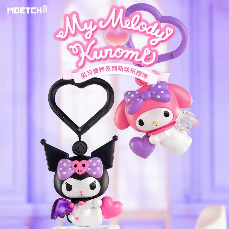 【NEW ARRIVAL】Sanrio Kuromi & Melody Practice Cupid Toy Pendant