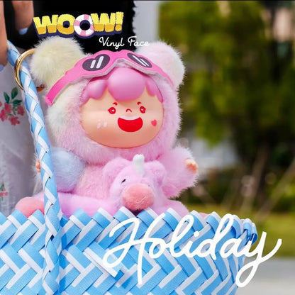 【NEW ARRIVAL】WOOW Happy Holiday Vinyl Face Plush Doll