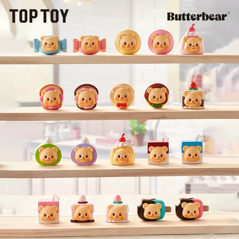 【NEW ARRIVAL】Butterbear Afternoon Tea Mini Bean magnet Toy,3 In 1 Bag