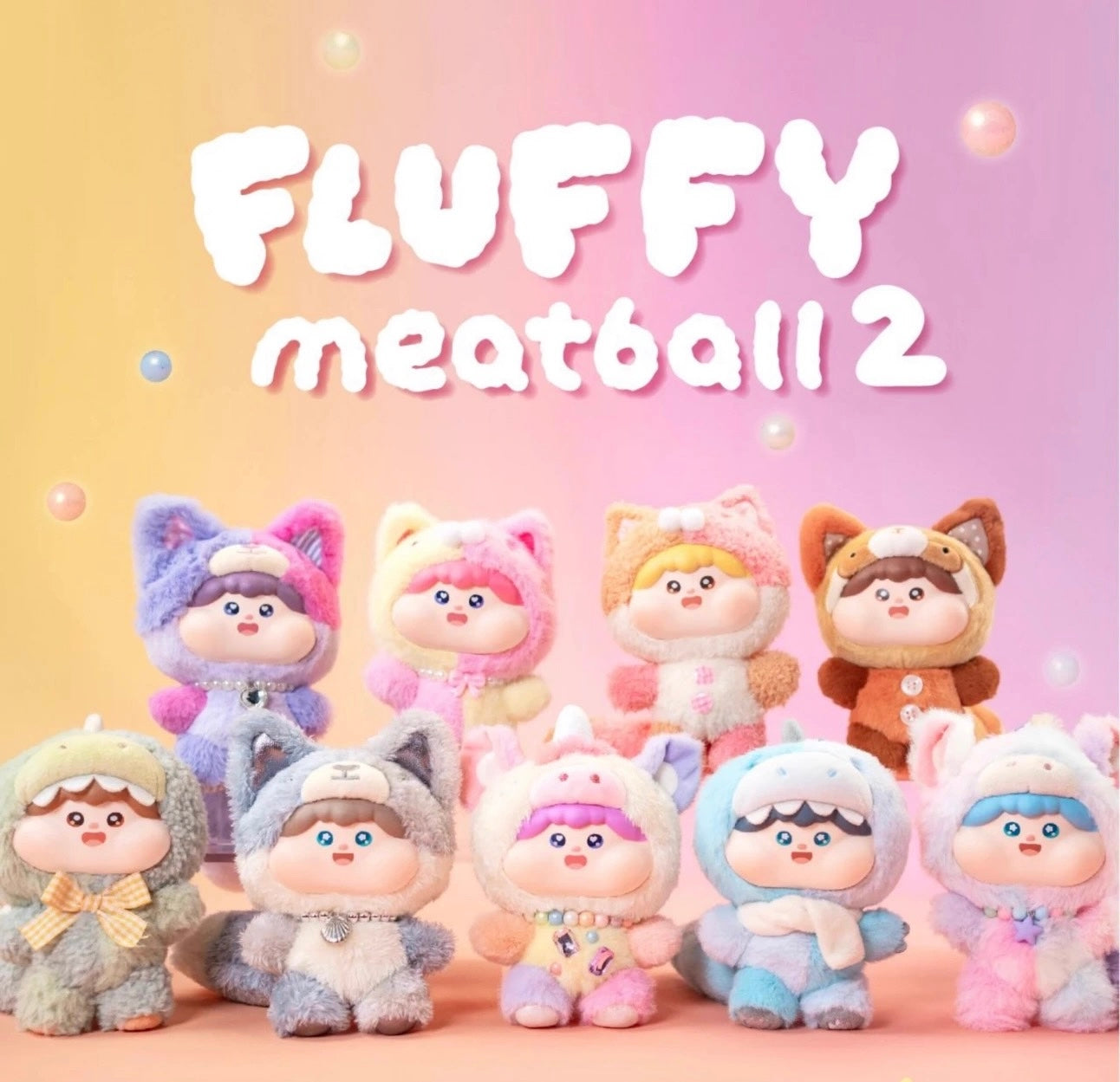 【NEW ARRIVAL】Fluffy Meatball Series 2 Plush Doll