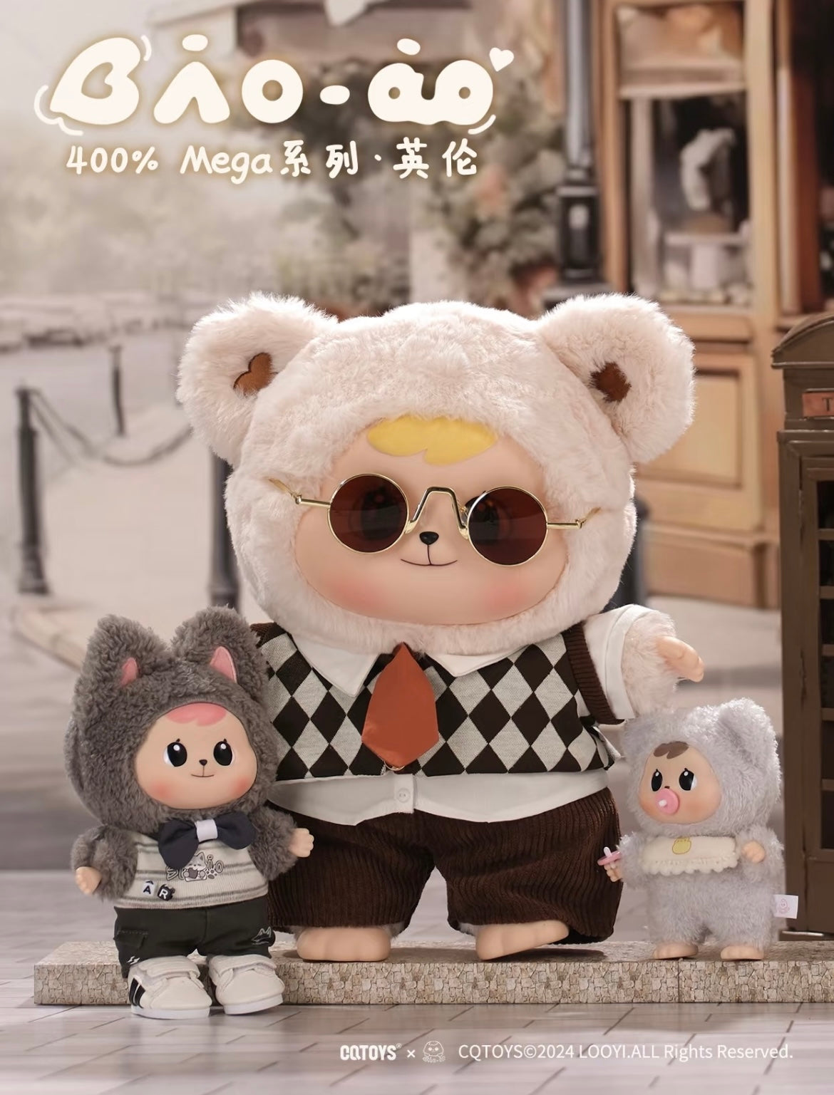 【NEW ARRIVAL】Bao-ao Mega 400% British Style Plush Doll