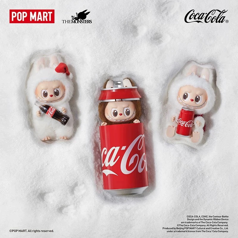 【NEW ARRIVAL】The Monsters Labubu Coca Cola Vinyl Face Plush Doll