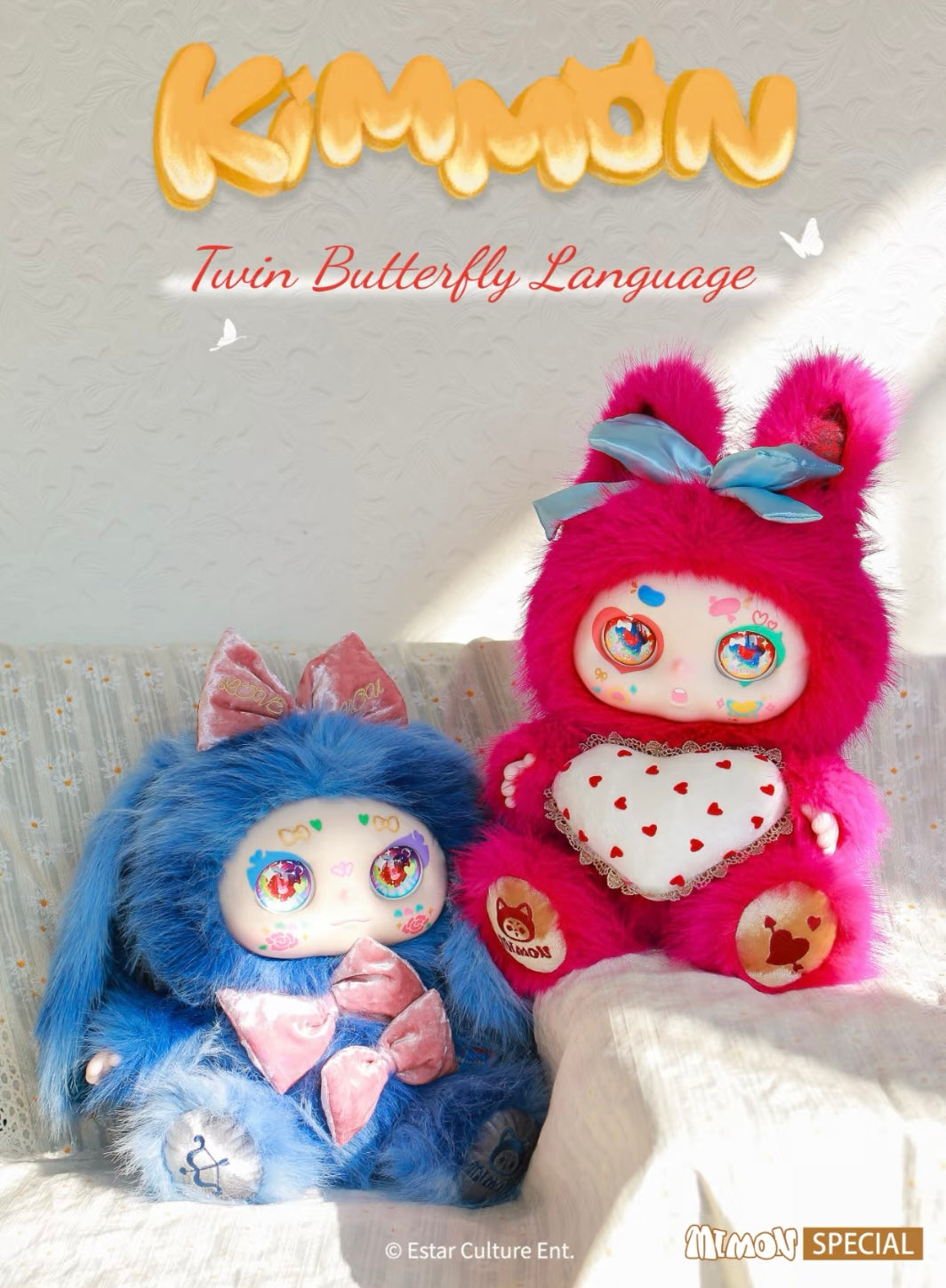 【NEW ARRIVAL】Kimmon Twin Butterfly Language 400% Plush Doll