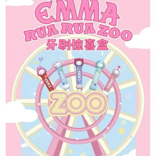 【NEW ARRIVAL】Emma Rua Rua Zoo Toothbrush Toy,2 boxes