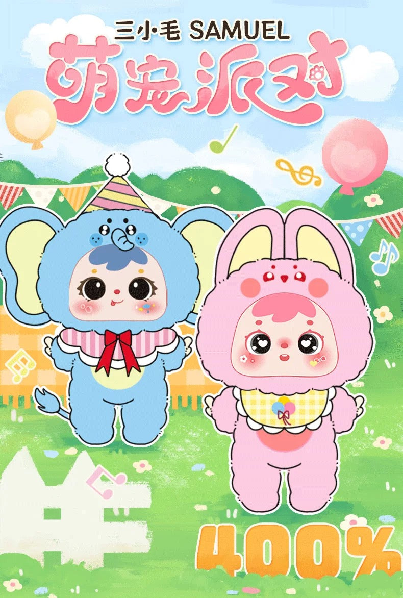 【NEW ARRIVAL】Samuel Tyke3 Cute Pet Party 400% Plush Doll