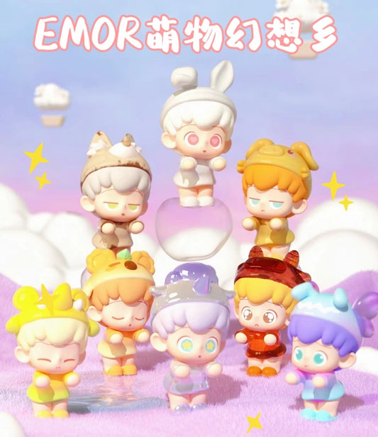 【NEW ARRIVAL】EMOR Cute Fantasy Town Mini Bean Toy,2 boxes