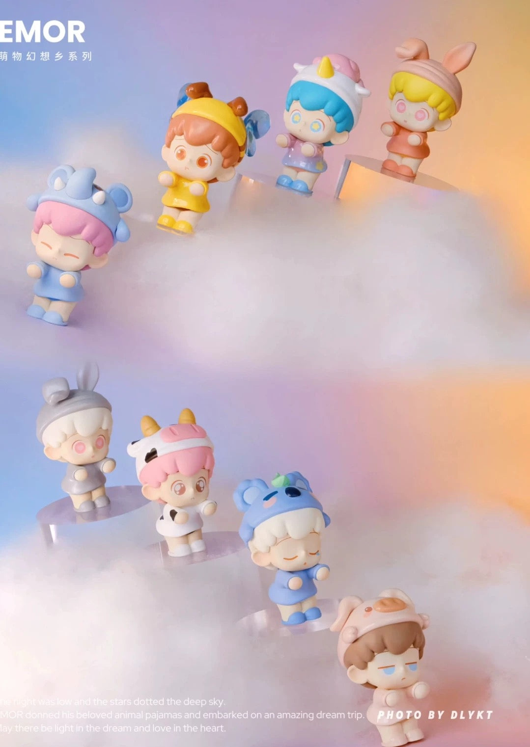 【NEW ARRIVAL】EMOR Cute Fantasy Town Mini Bean Toy,2 boxes