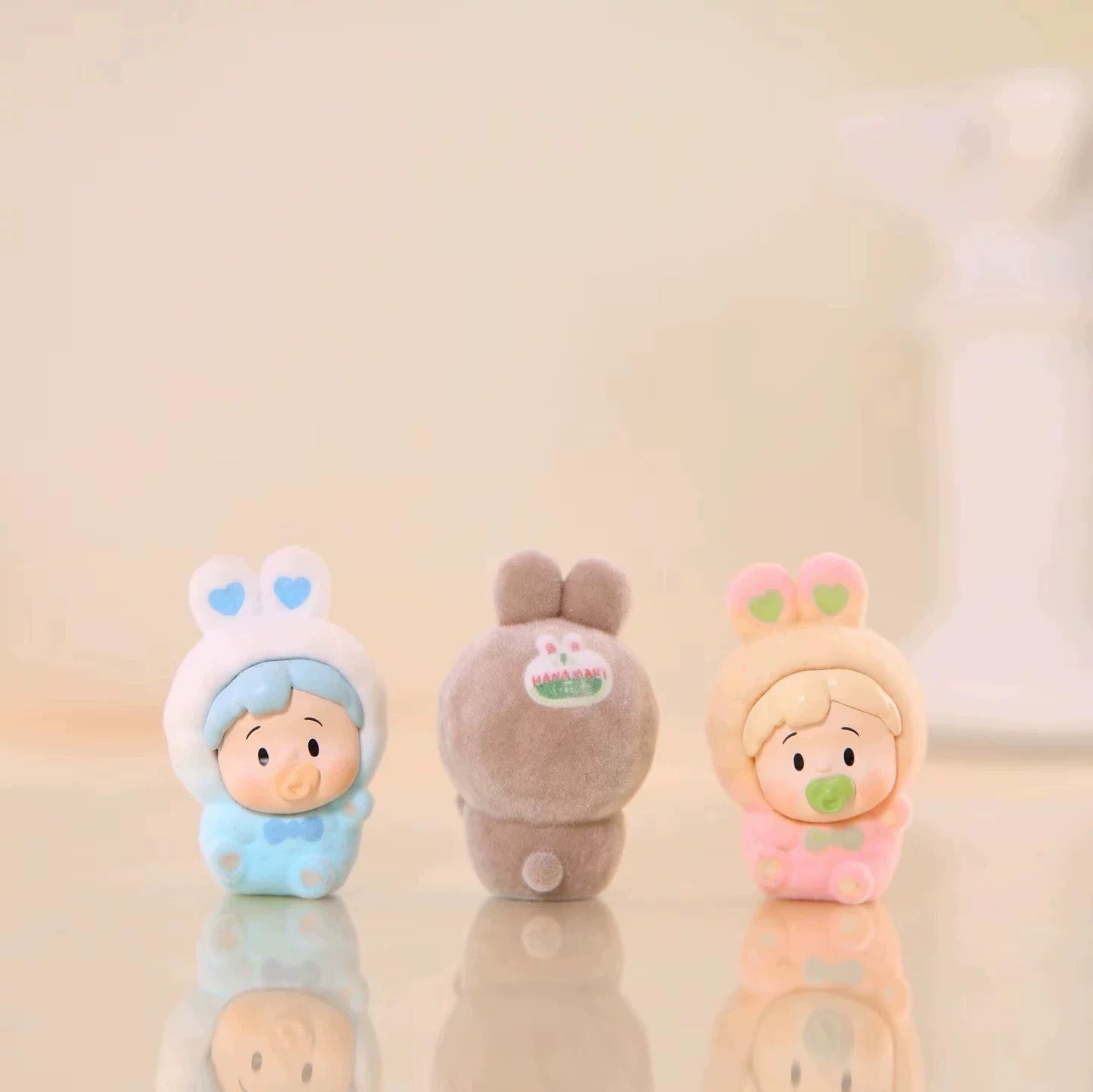 【NEW ARRIVAL】Little Huajuan Rabbit Capsure V1.5 Mini Bean Toy,5 In 1 Bag